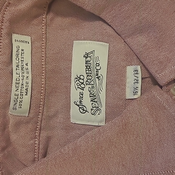 Red Oxford Dress Shirt - Picture 2 of 3